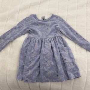 Hanna Andersson Lavender Swirl Kids Dress